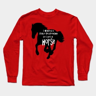 Stable Horse Long Sleeve T-Shirt